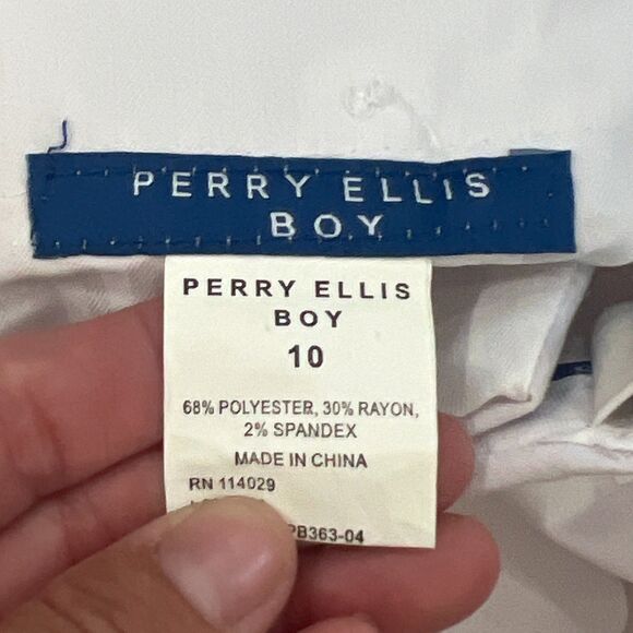 NWT! Perry Ellis Boy PB363-04 White 3 Pieces Suit - Boys Size 10 - MSRP $249 - Picture 4 of 13